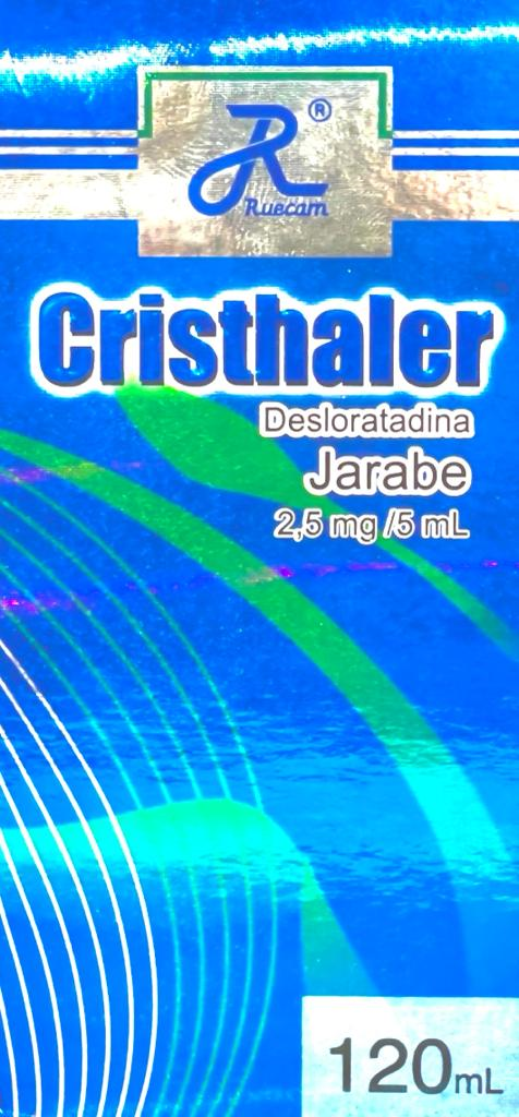 CRISTHALER (DESLORATADINA) JARABE 120 ML