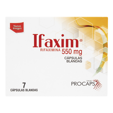 Ifaxim 550mg rifaximina caja x7 tabletas — Procaps