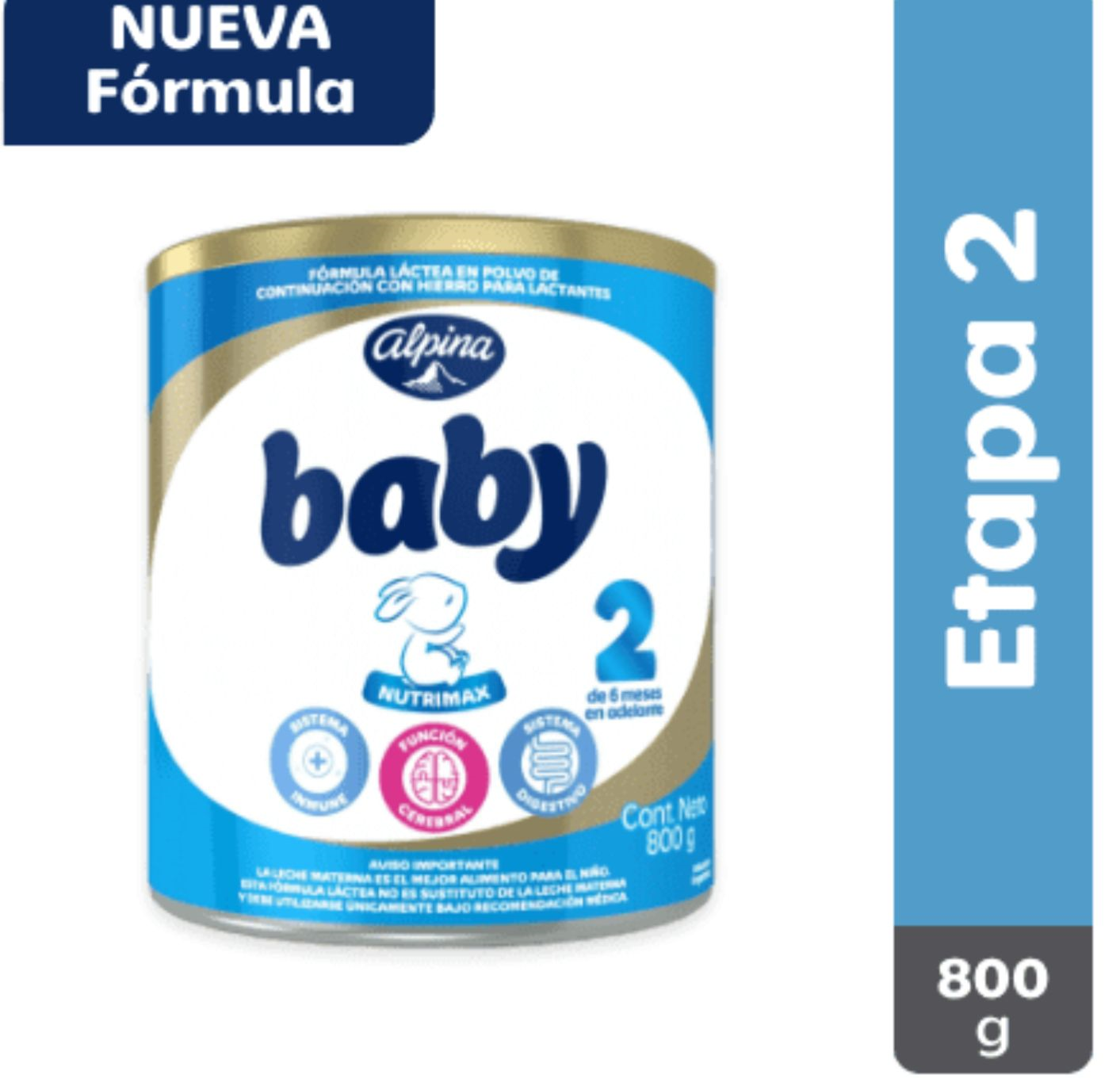 ALPINA BABY NUTRIMAX ETAPA 2 800 GR