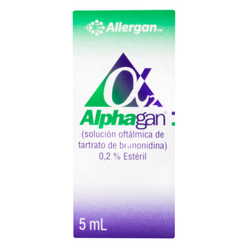 Alphagan Solución Oftálmica 5ml brimonidina tartrato 0,2% — Allergan
