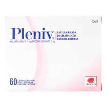 Pleniv doxilamina piridoxina 60 cápsulas blandas — Procaps