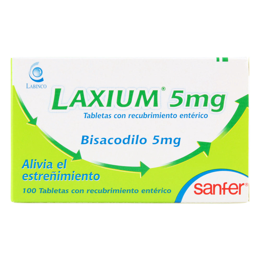 (F) LAXIUM 5 MG 100 TABLETAS - 10 UNIDADES