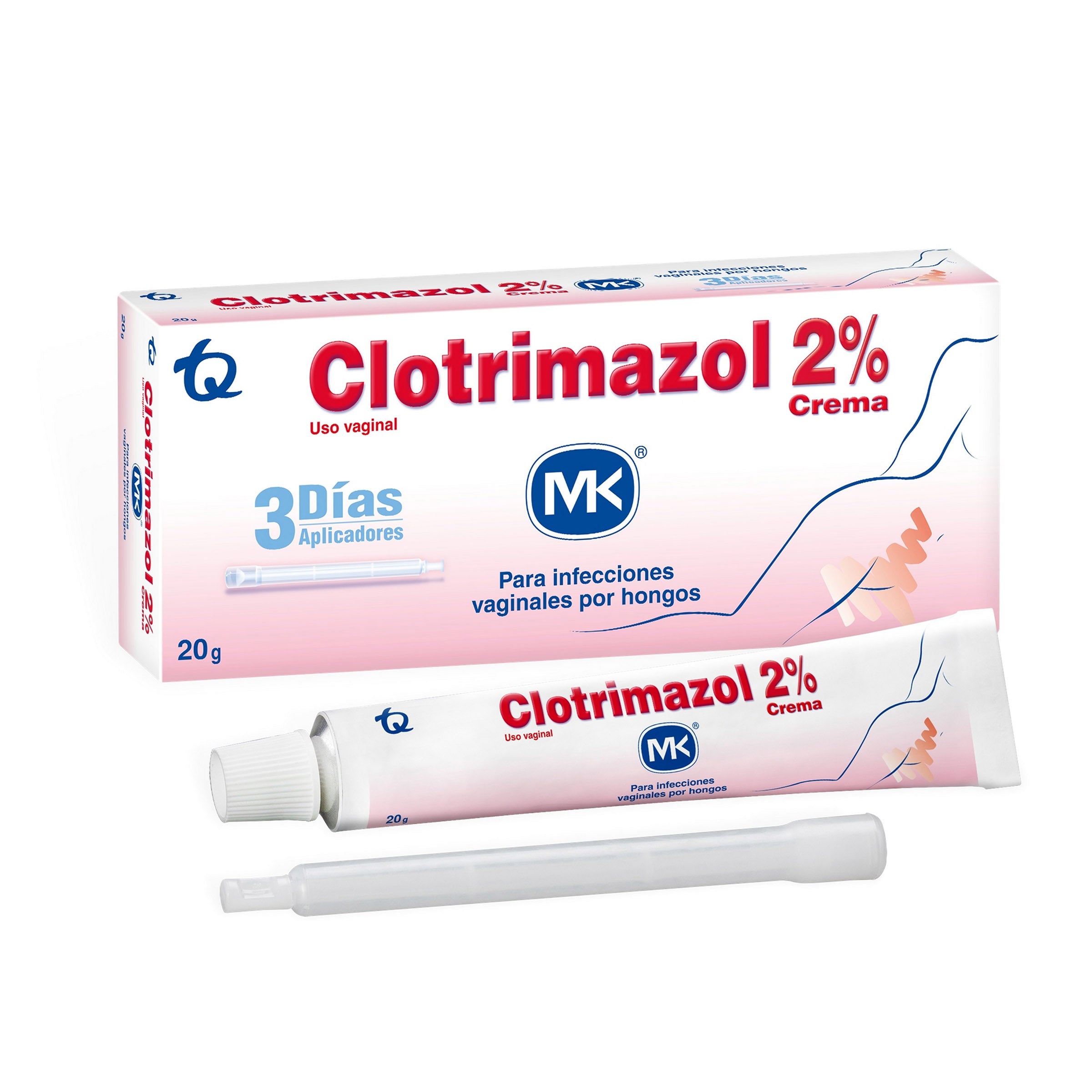 CLOTRIMAZOL 1% CREMA VAGINAL 20 GR MK