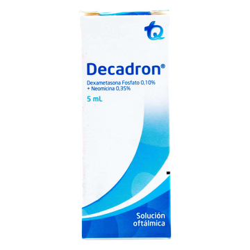 Decadron Gotas 5ml Dexametasona + Neomicina Solución Oftálmica — Tecnoquímicas