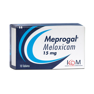 Meprogal Meloxicam 15 mg 10 Tabletas antiinflamatorio