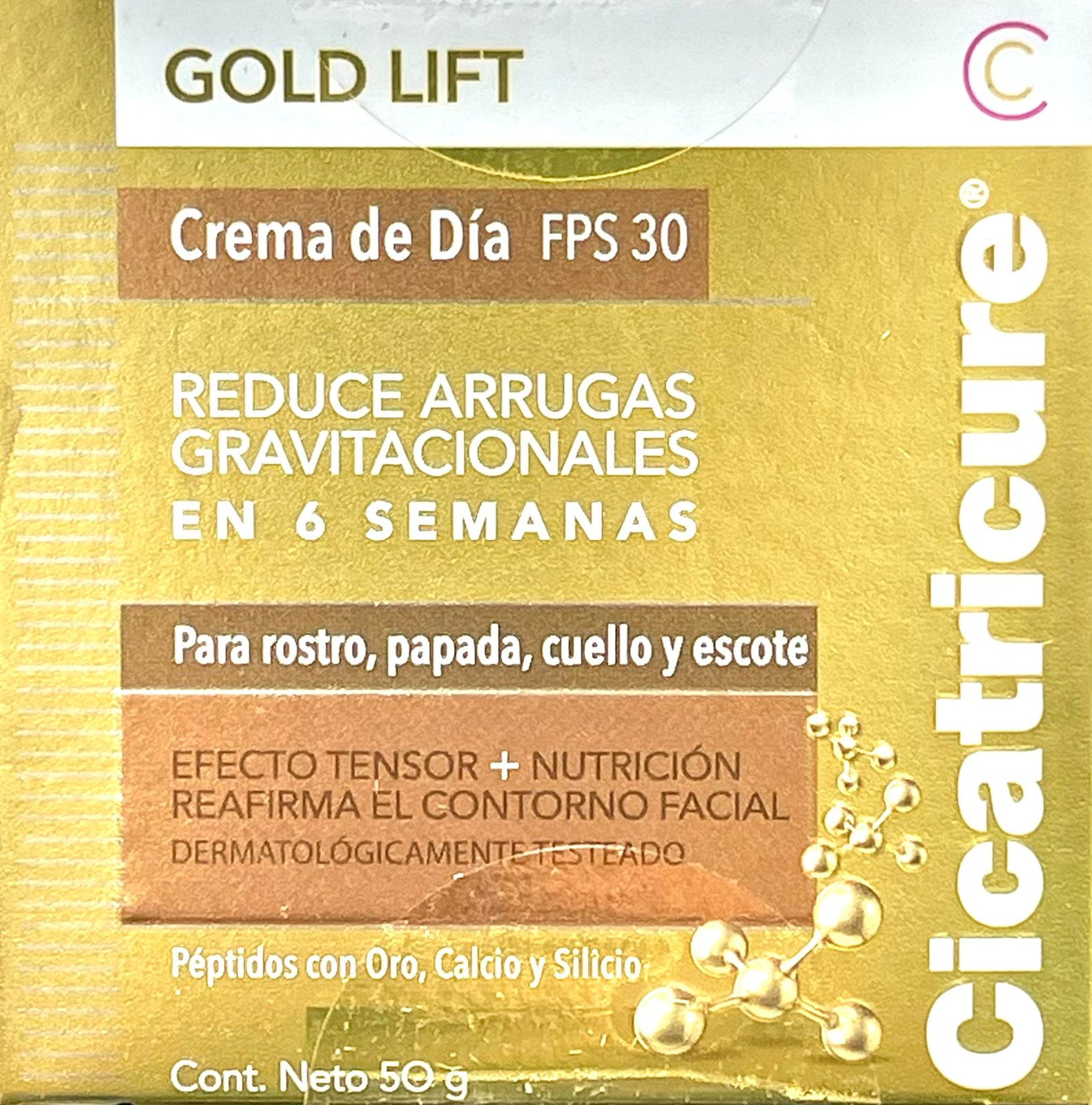 CICATRICURE CREMA FACIAL GOLD LIFT DIA 50 GR