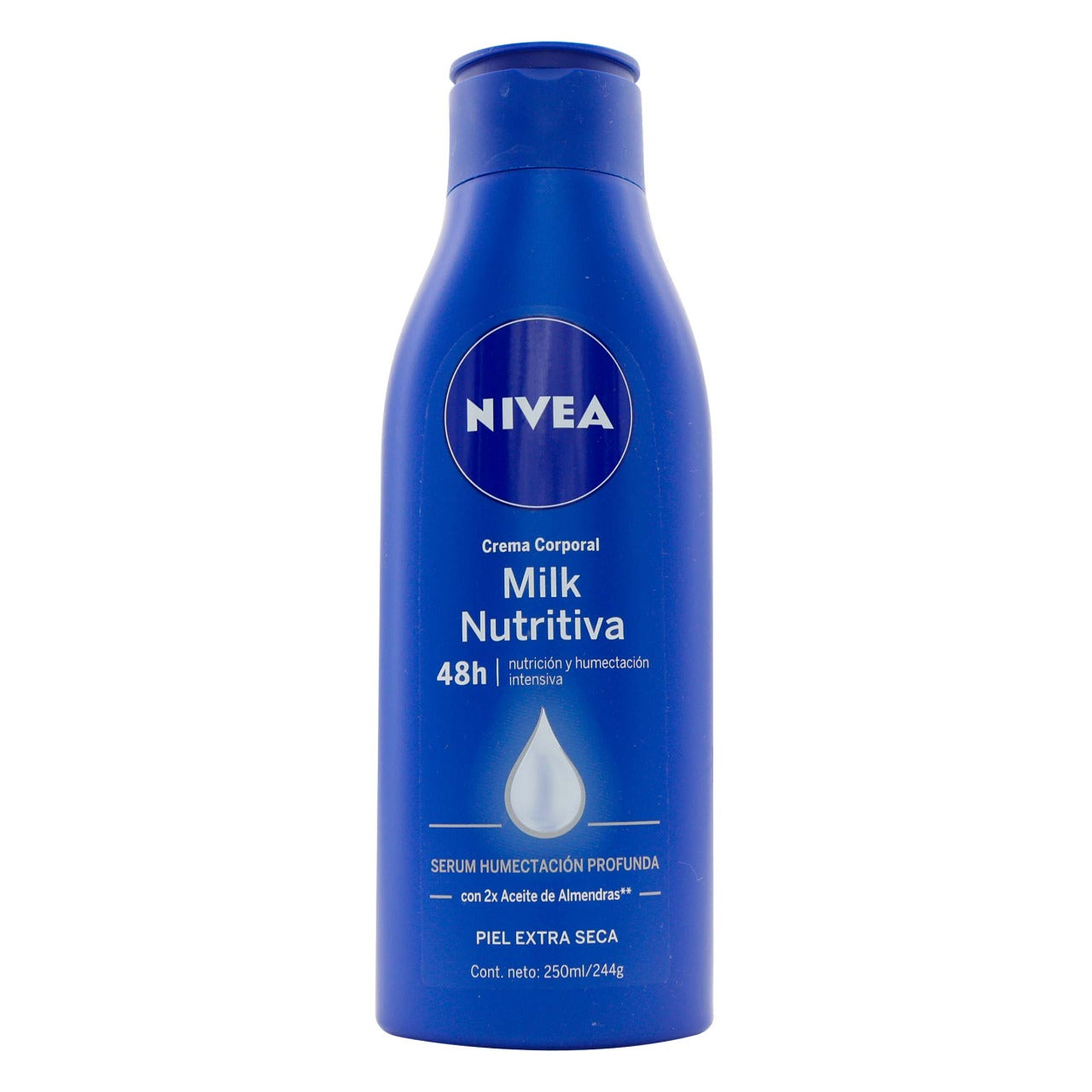 CREMA NIVEA BODY MILK NUTRITIVA ALMENDRAS 250 ML