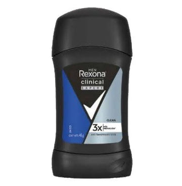 DESODORANTE REXONA CLINICAL EXPERT STICK CLEAN 46 GR H - Uno A Droguerias