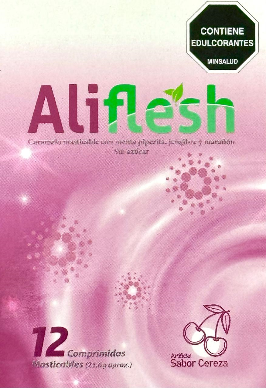 ALIFLESH SABOR CEREZA 12 COMPRIMIDOS MASTICABLES