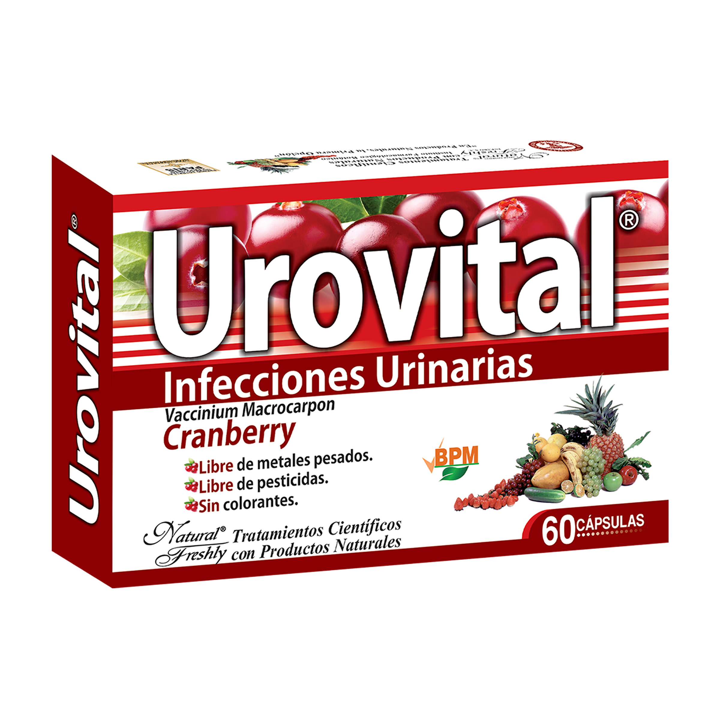 UROVITAL CRAMBERRY LISTER 60 CAPSULAS