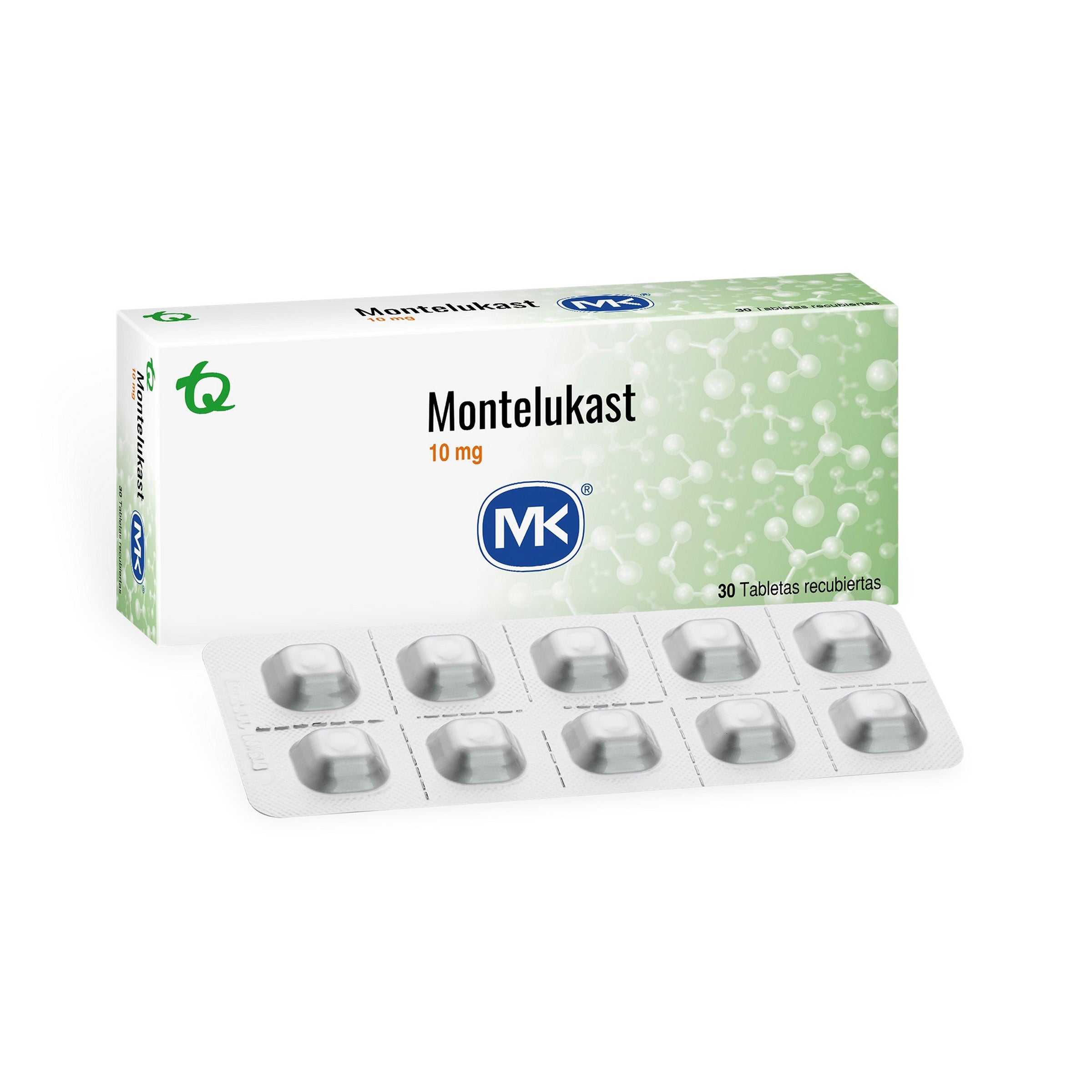 (F) MONTELUKAST 10 MG 30 TABLETAS MK - 10 UNIDADES