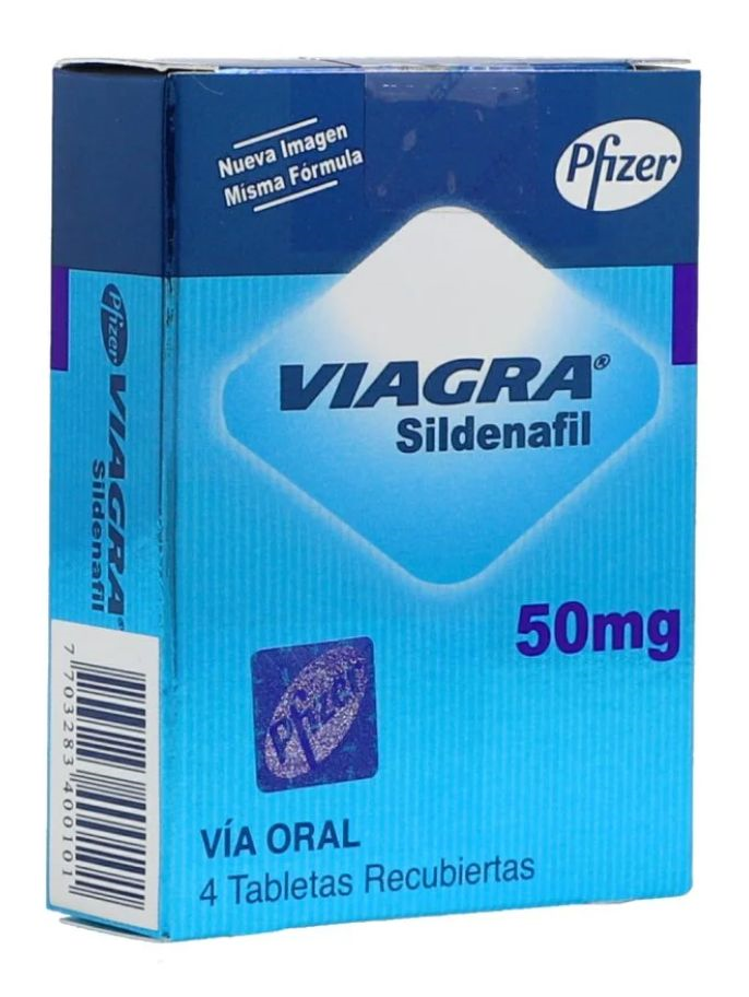 (F) VIAGRA 50 MG 4 TABLETAS - 1 UNIDADES