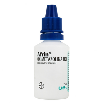 Afrin Nasal Niños oximetazolina 0.025% spray nasal pediátrico 15mL — Bayer