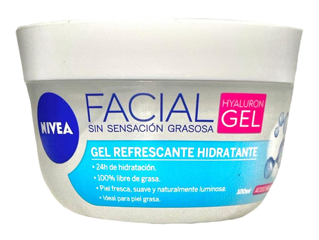 GEL REFRESCANTE HIDRATANTE NIVEA FACIAL HYALURON 100 ML