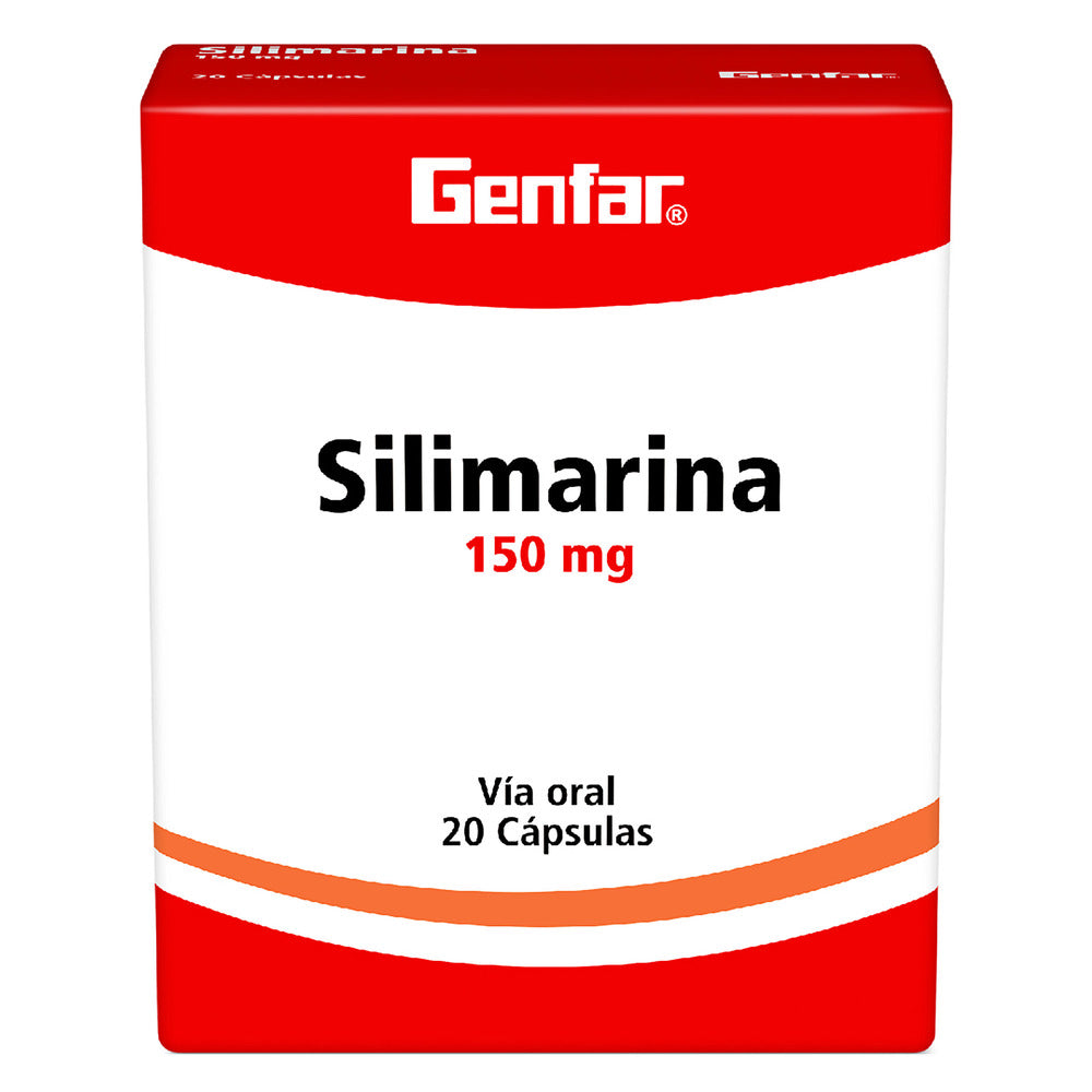 (F) SILIMARINA 150 MG 20 CAPSULAS GF - 5 UNIDADES