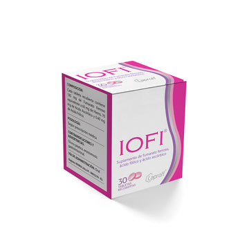 Iofi 30 Tabletas hierro con ácido fólico para la anemia