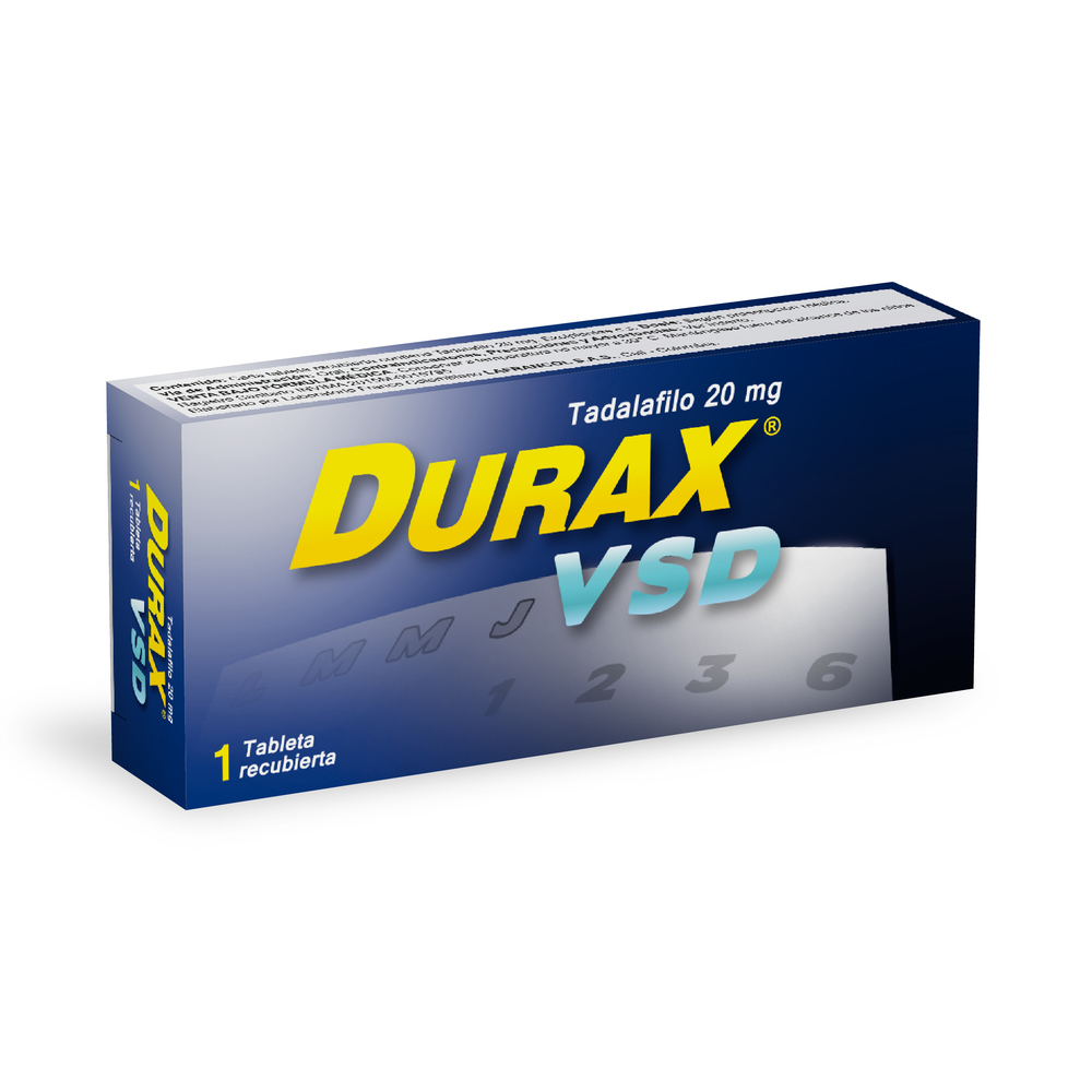 DURAX VSD 20 MG 1 TBS - (LR)