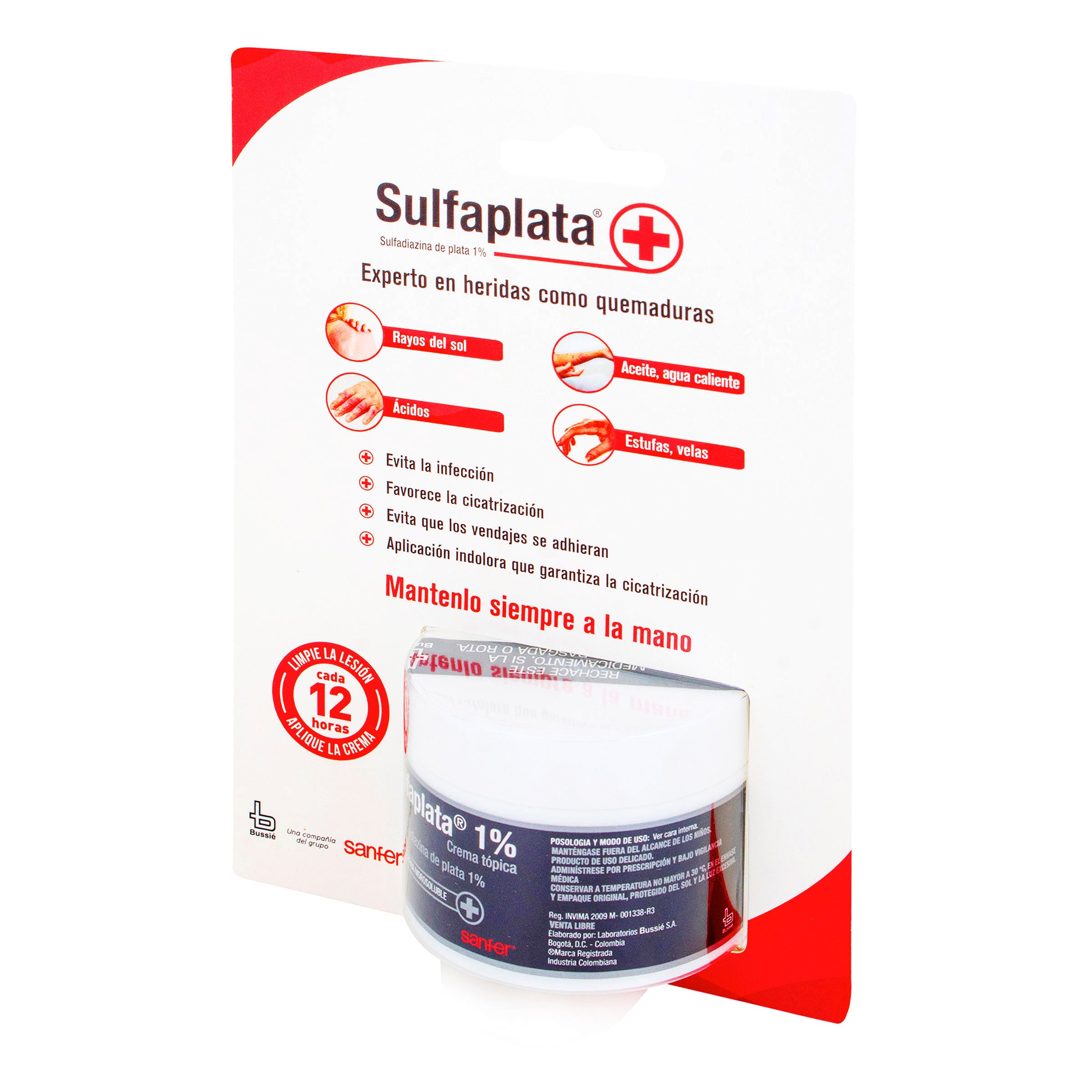 SULFAPLATA 1% CREMA 30 GR