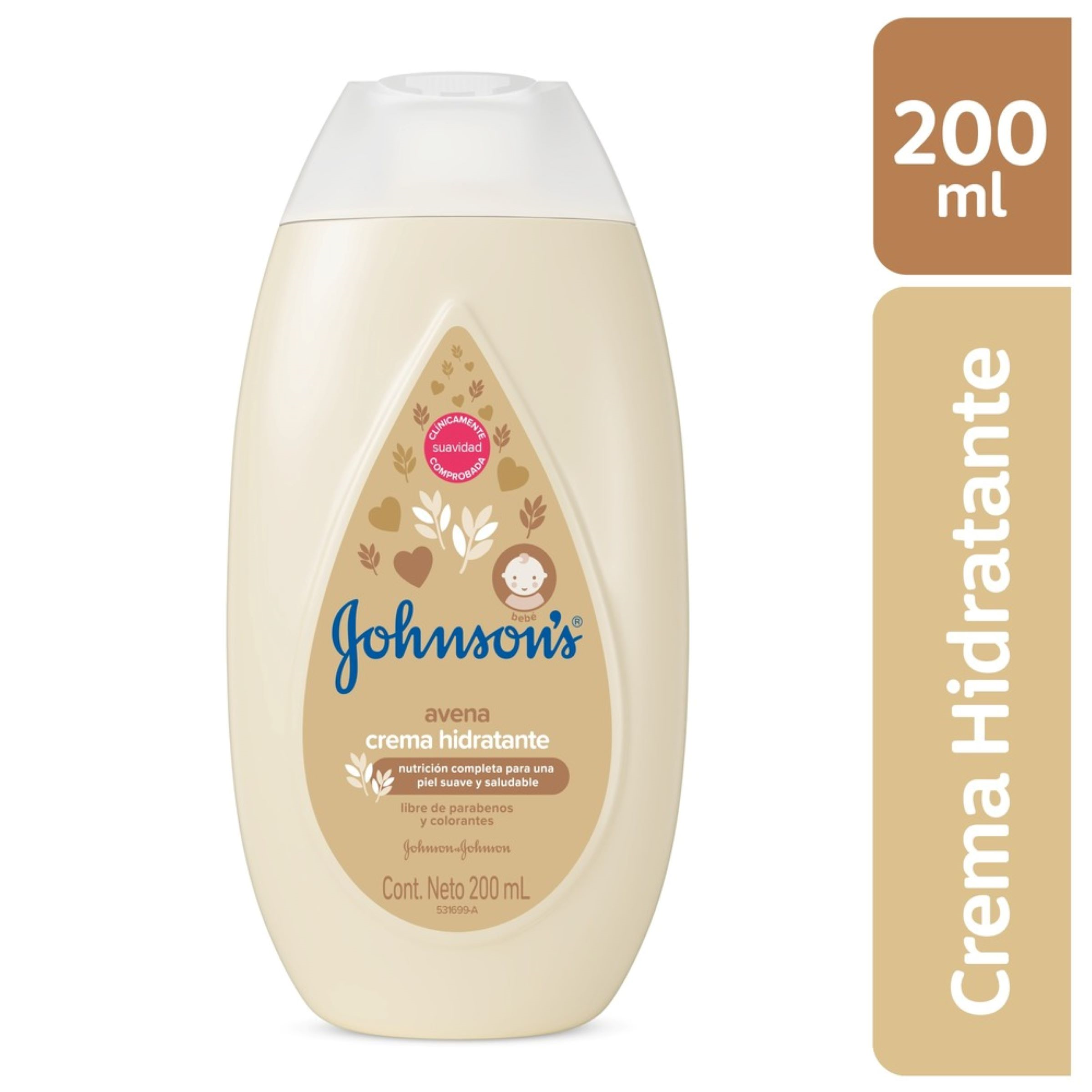 CREMA JJ BABY AVENA 200 ML - (EXH)