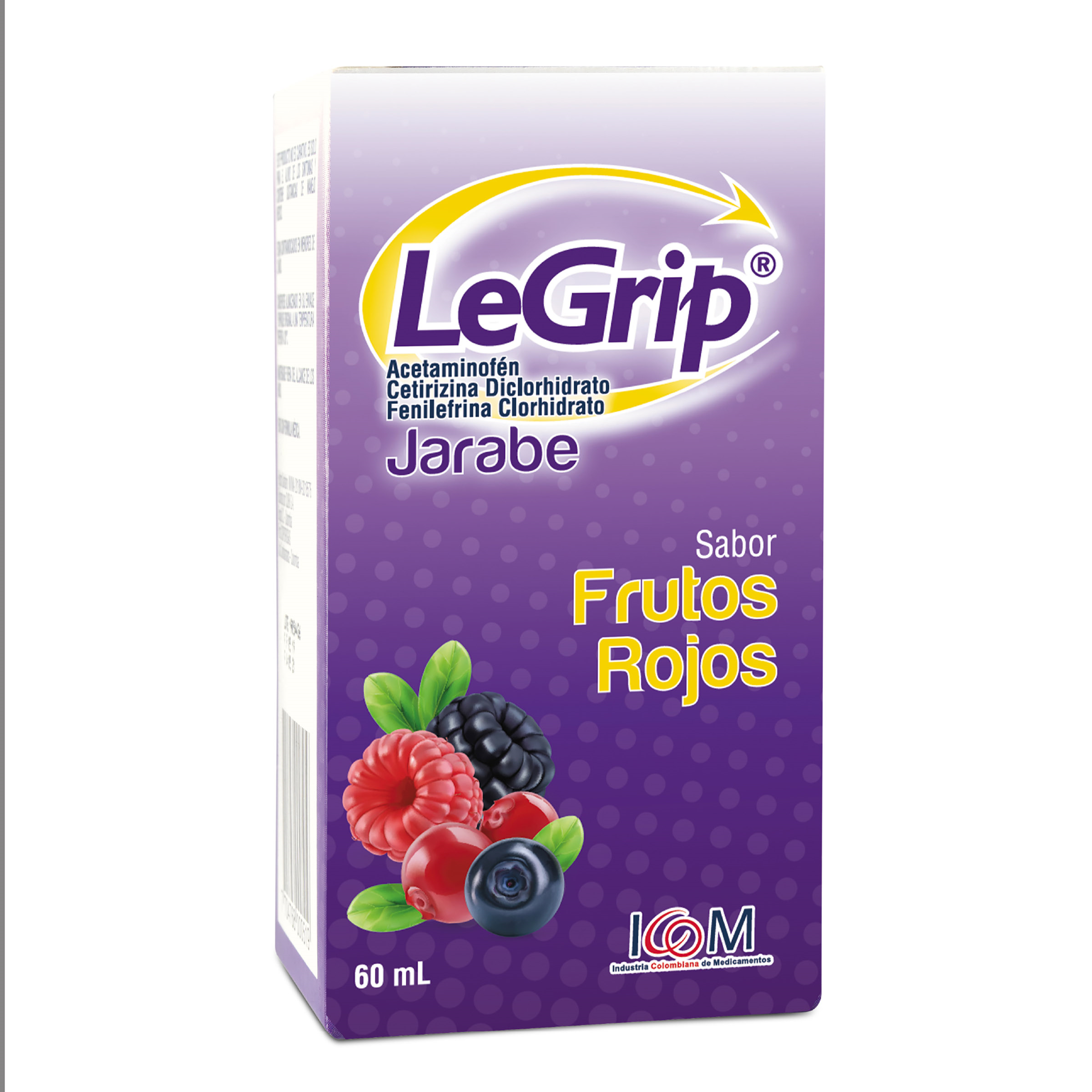 LEGRIP JARABE FRUTOS ROJOS 60 ML - (LR)