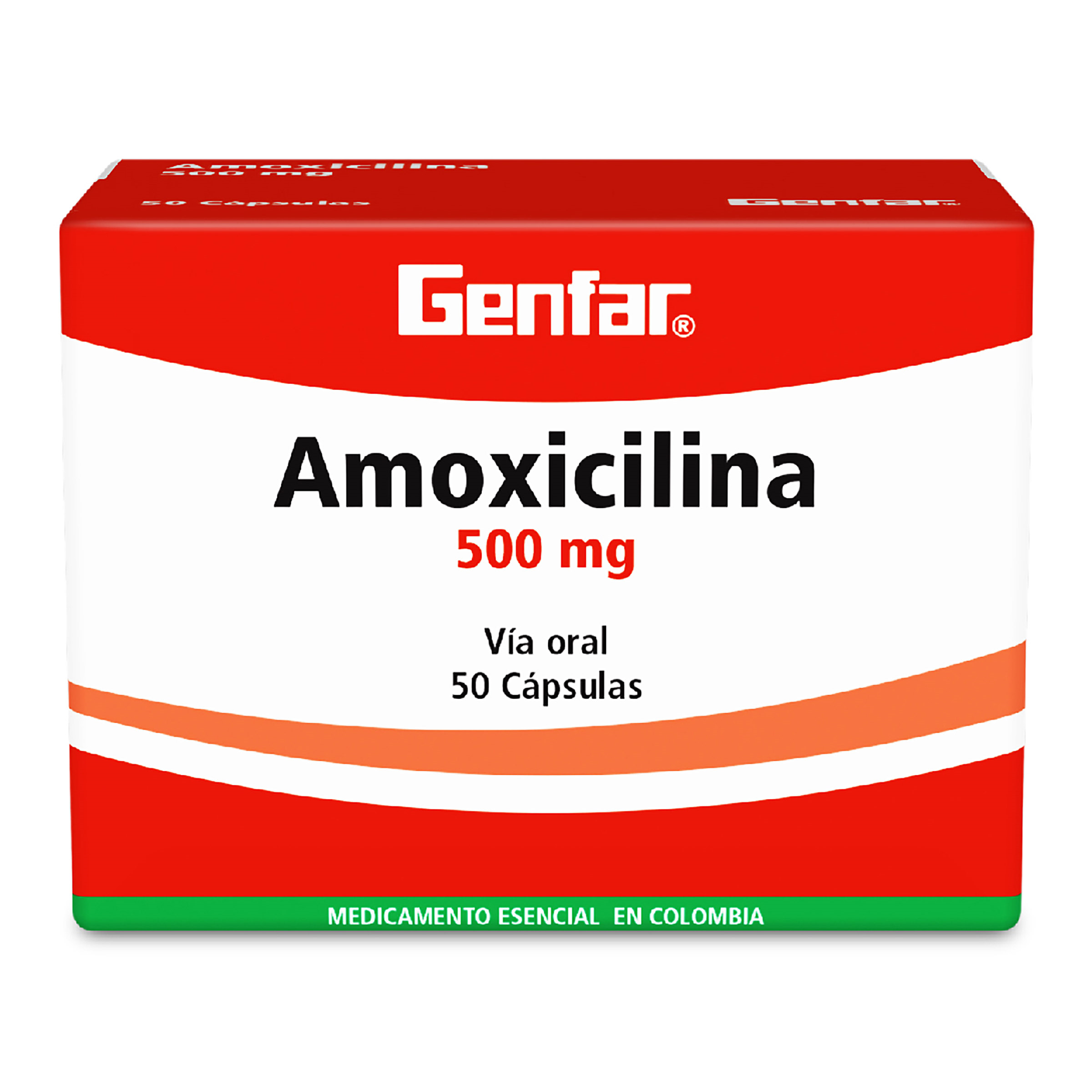 (F) AMOXICILINA 500 MG 50 CAPSULAS GF - 10 UNIDADES