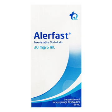 Alerfast Suspensión Oral 150 ml — fexofenadina 30mg/5ml — Tecnoquímicas
