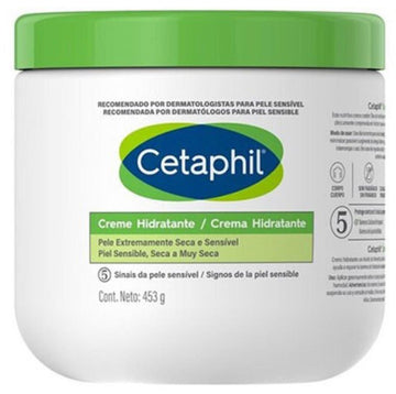 Cetaphil Crema Hidratante 453 g - Tarro familiar hidratante para piel seca y sensible