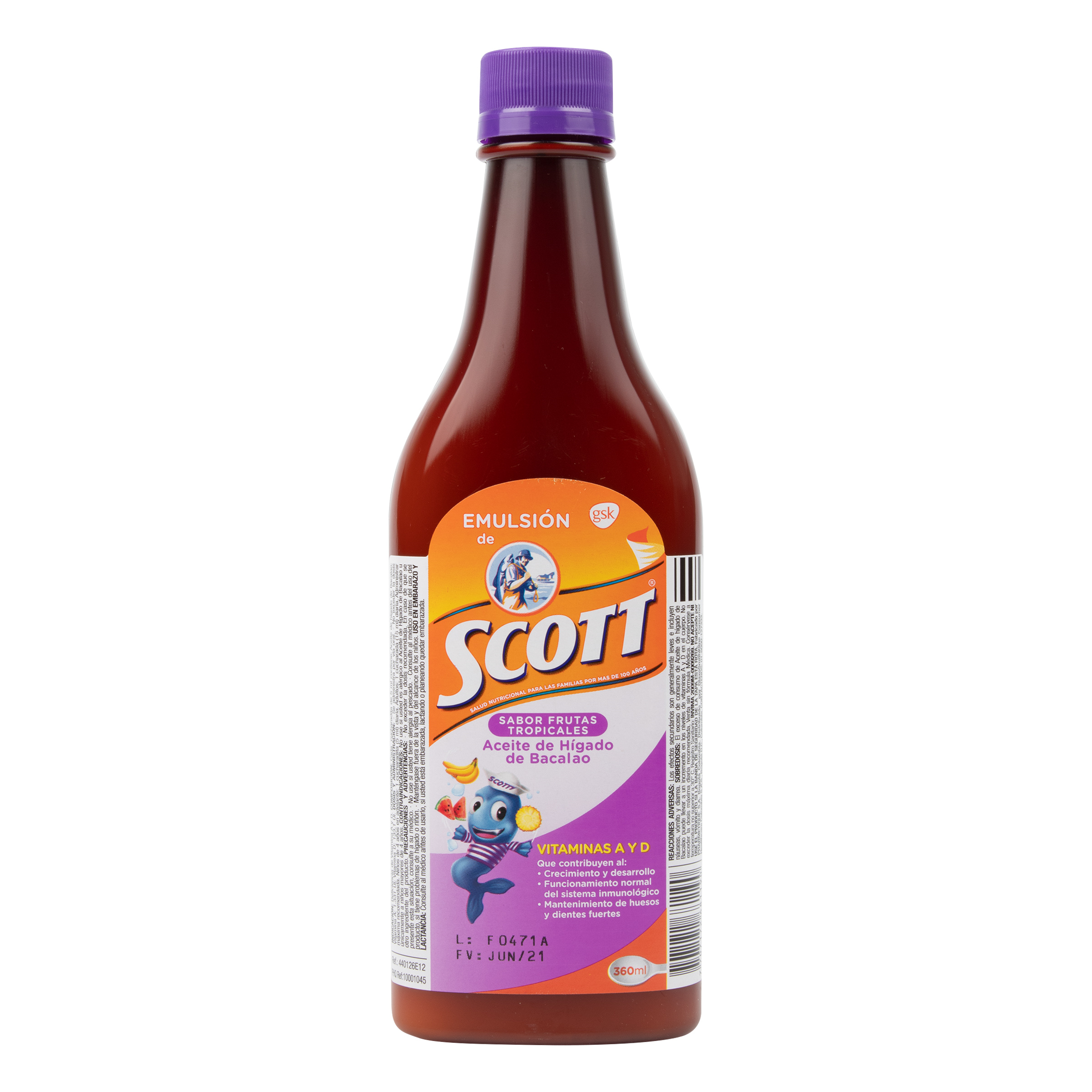 EMULSION SCOTT FRUTAS TROPICALES 360 ML