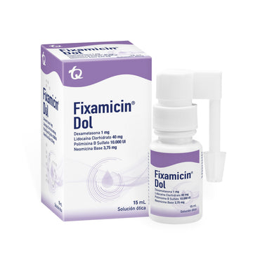 Fixamicin Dol gotas óticas — Neomicina + Polimixina B + Dexametasona — Tecnoquímicas