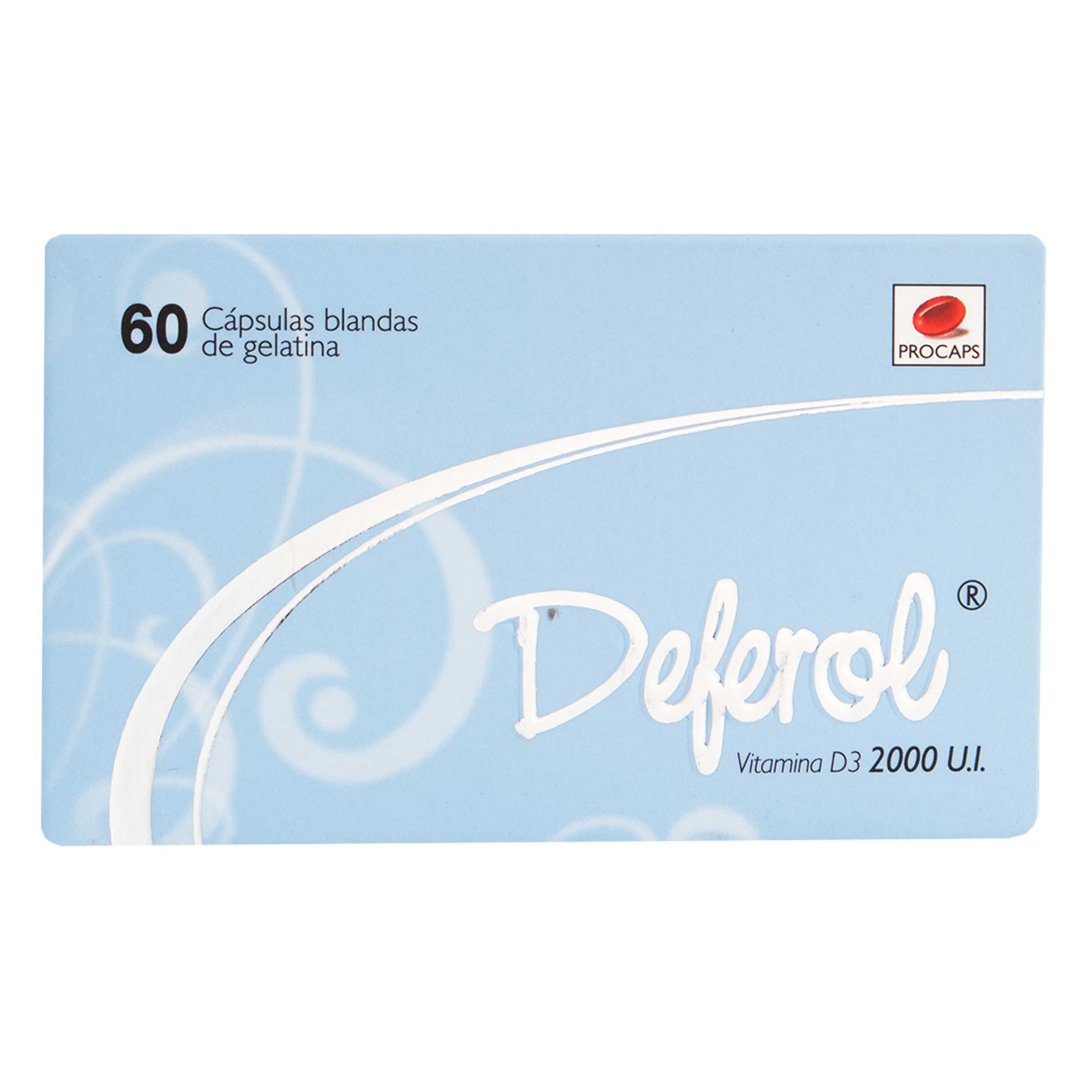 DEFEROL 2000 UI 60 CAPSULAS