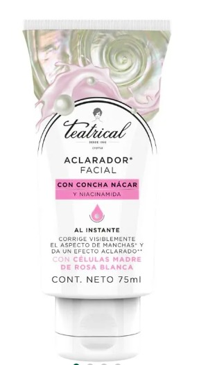 CREMA TEATRICAL ACLARADOR FACIAL 75 ML