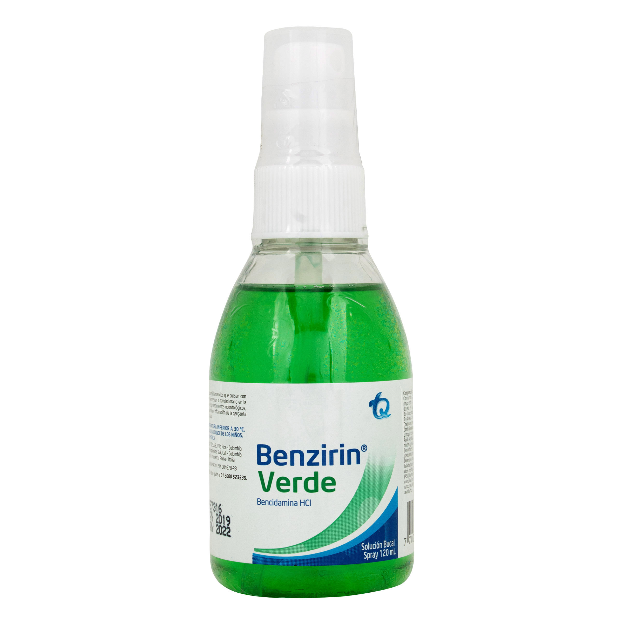 BENZIRIN VERDE SPRAY 120 ML