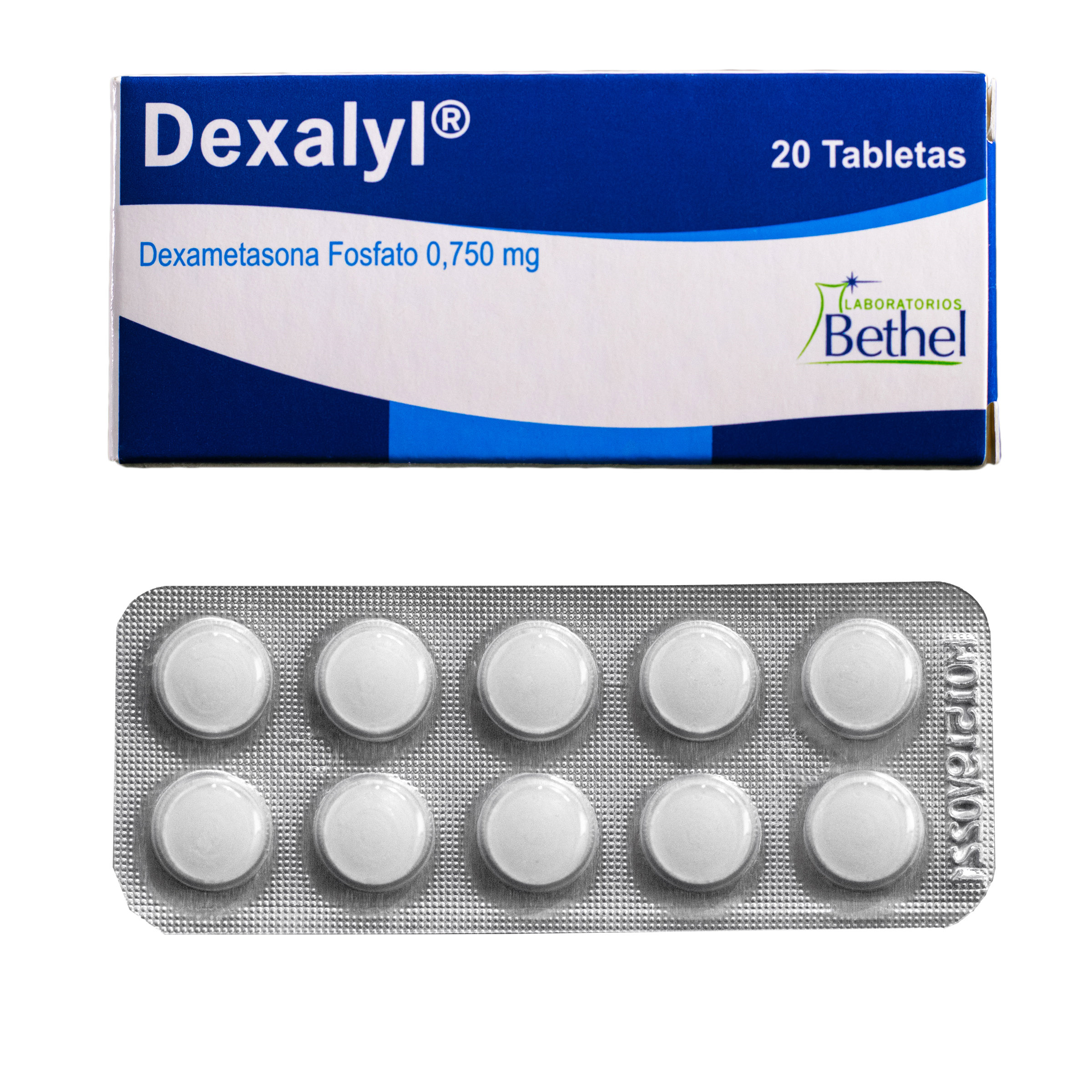 DEXALYL 0.750 MG 20 TABLETAS