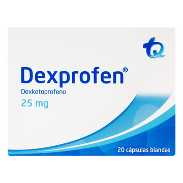 Dexprofen 25mg (dexketoprofeno) 20 cápsulas — Tecnoquímicas