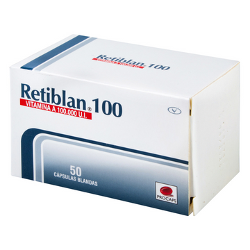 Retiblan 100,000 UI Vitamina A cápsulas blandas — Procaps
