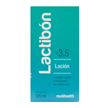 Lactibon Loción 120 ml - Limpiador syndet para pieles sensibles de Megalabs Colombia