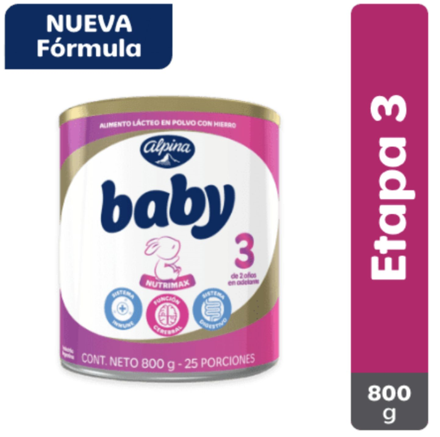 ALPINA BABY NUTRIMAX ETAPA 3 800 GR