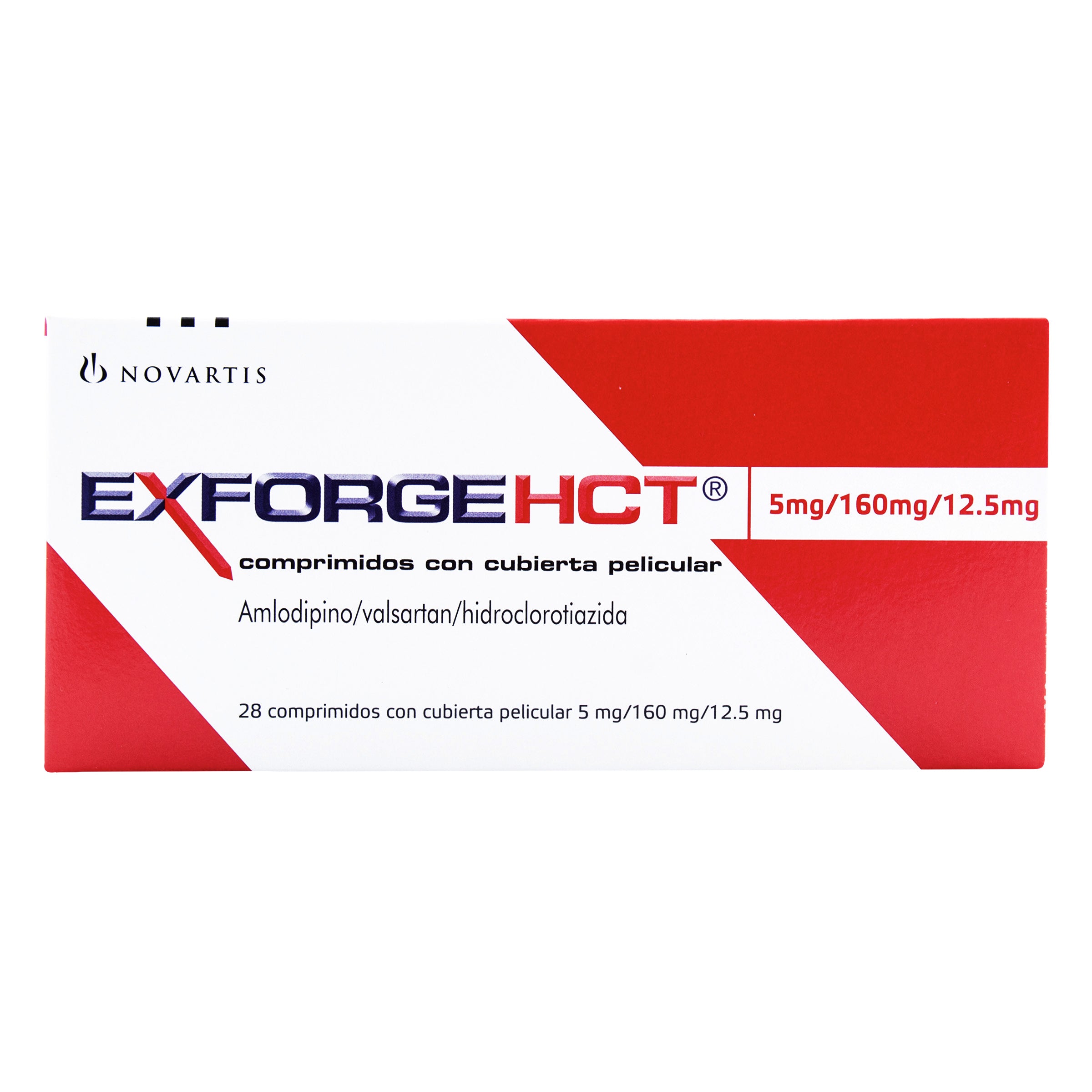 EXFORGE HCT 5_160_12.5 28 COMPRIMIDOS