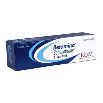 Betamina betametasona 8mg/2mL solución inyectable ampolla — ICOM