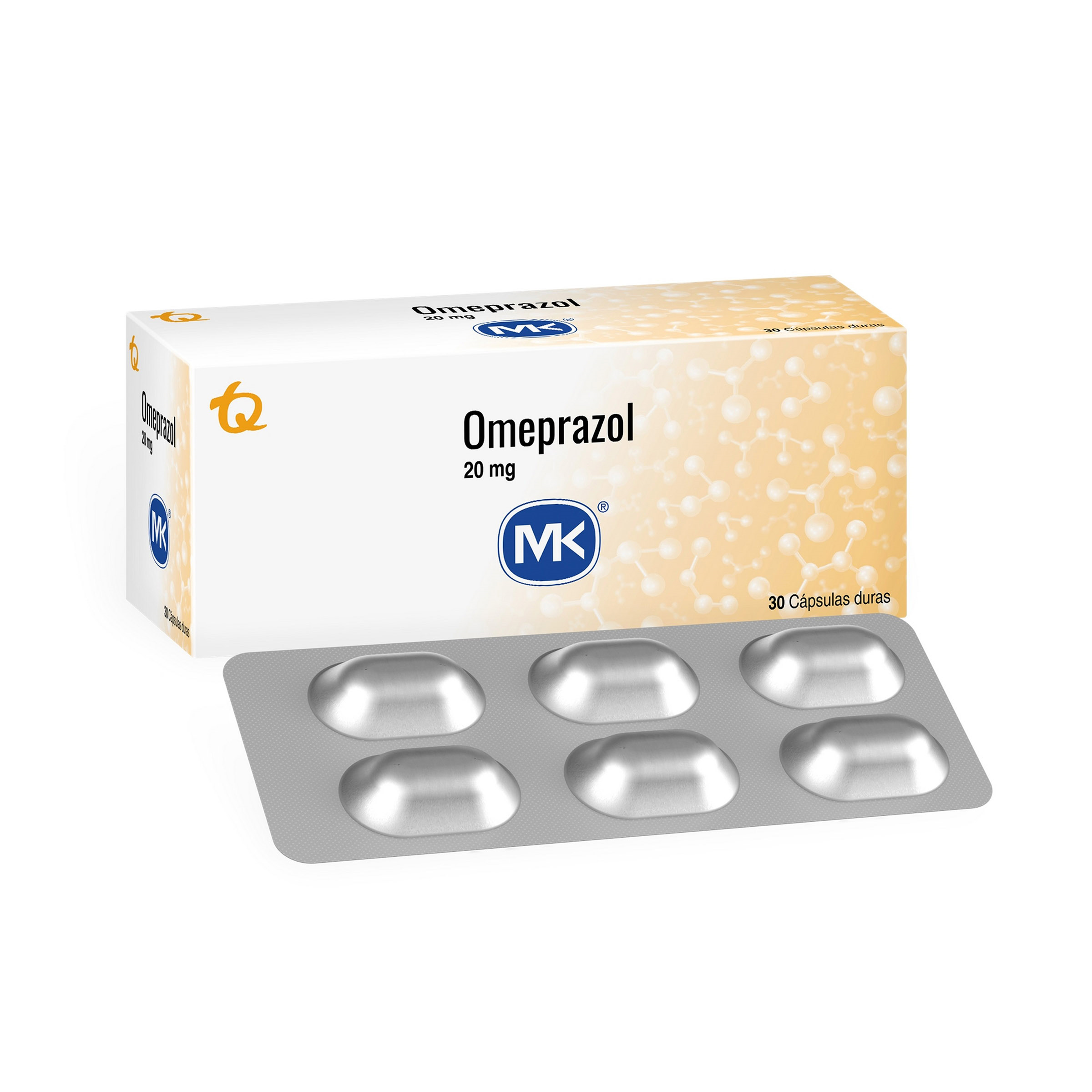 OMEPRAZOL 20 MG 30 TABLETAS MK