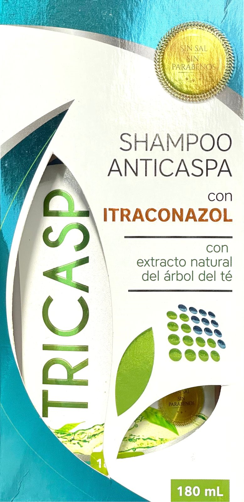 SHAMPOO ANTICASPA TRICASP (ITRACONAZOL) 180 ML