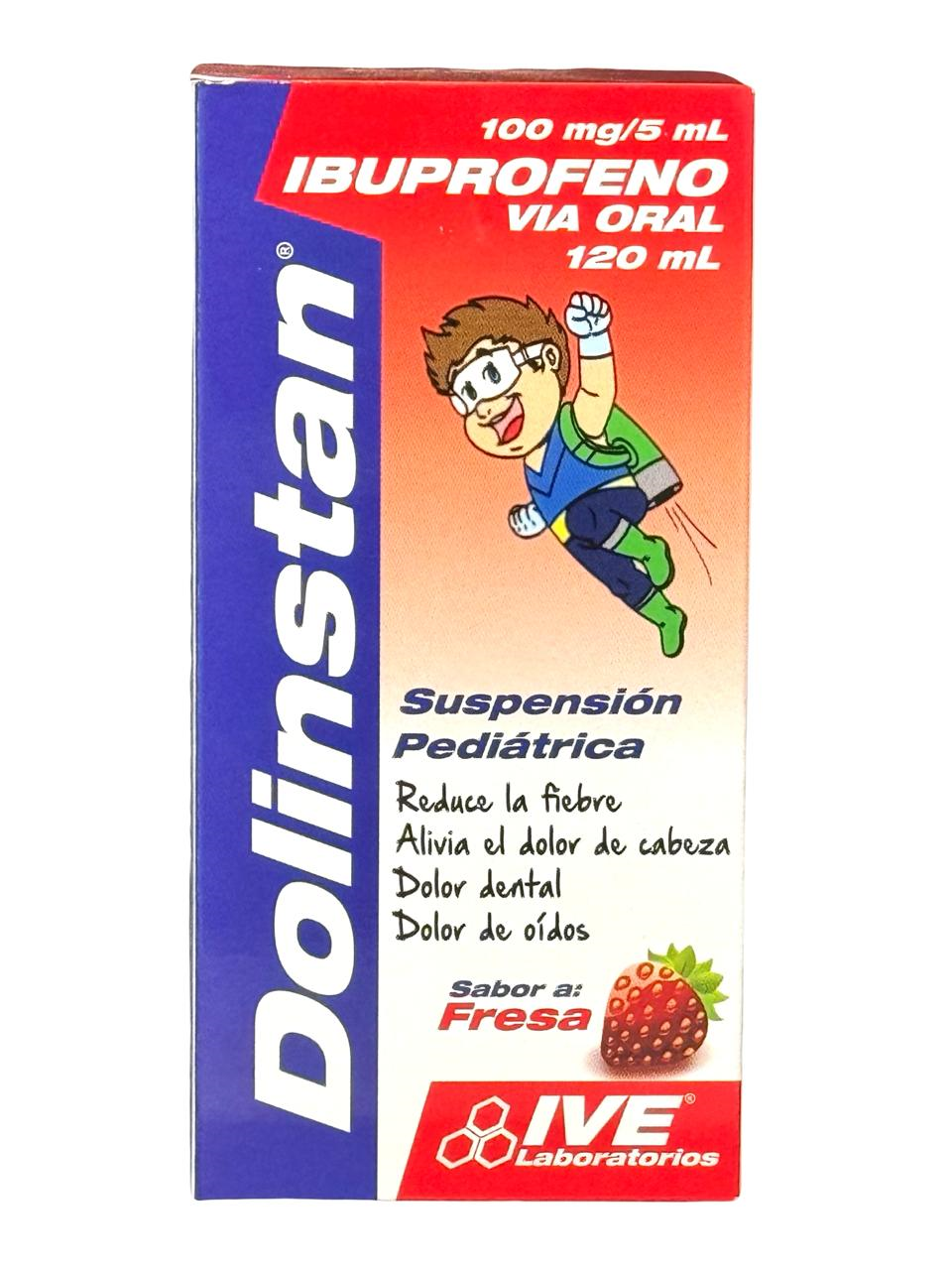 DOLINSTAN (IBUPROFENO) FRESA 120 ML