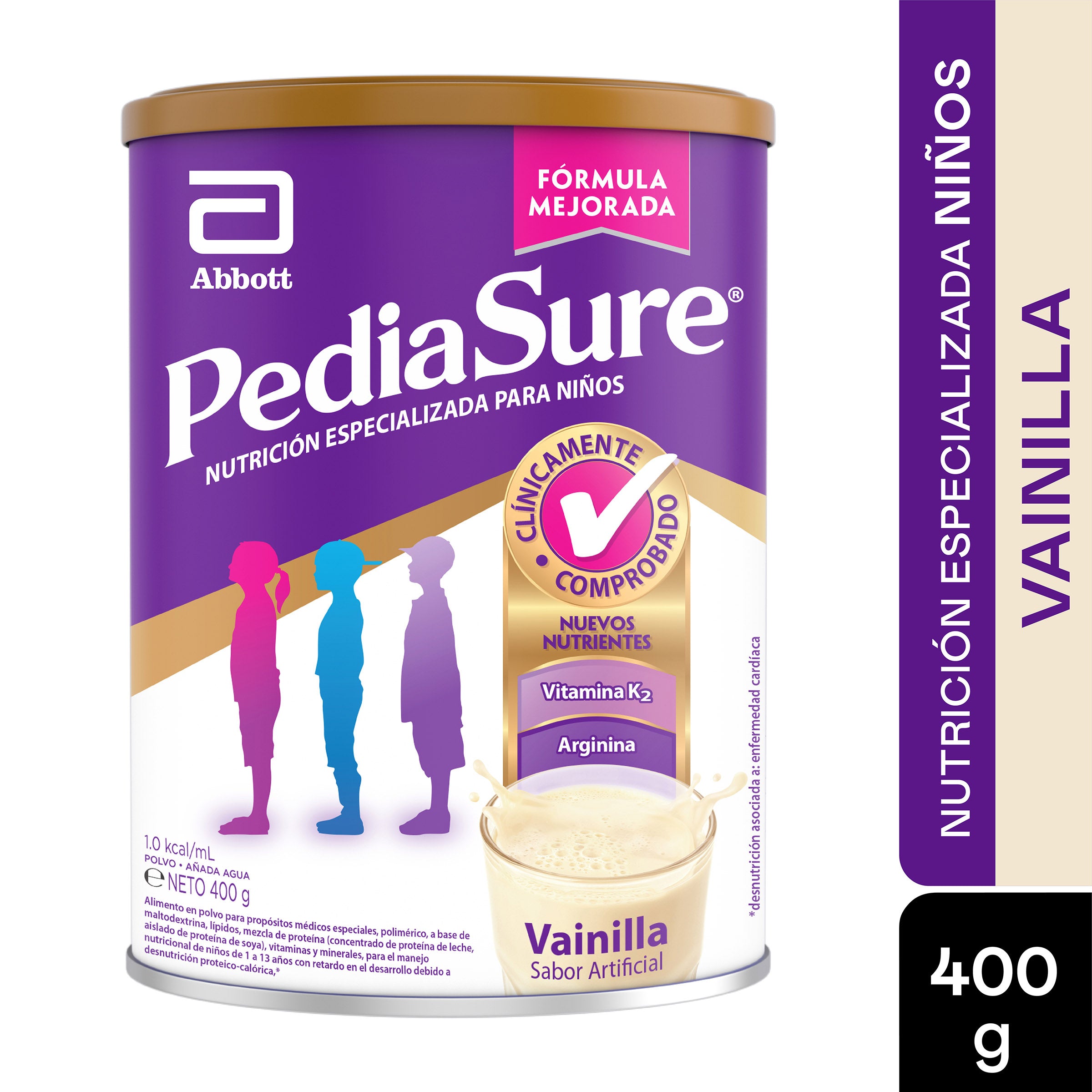 PEDIASURE POLVO VAINILLA 400 GR