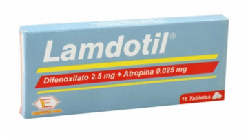 Lamdotil difenoxilato + atropina 16 tabletas — Labquifar