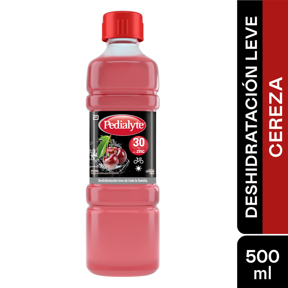 PEDIALYTE 30 CEREZA 500 ML - (6EXH)