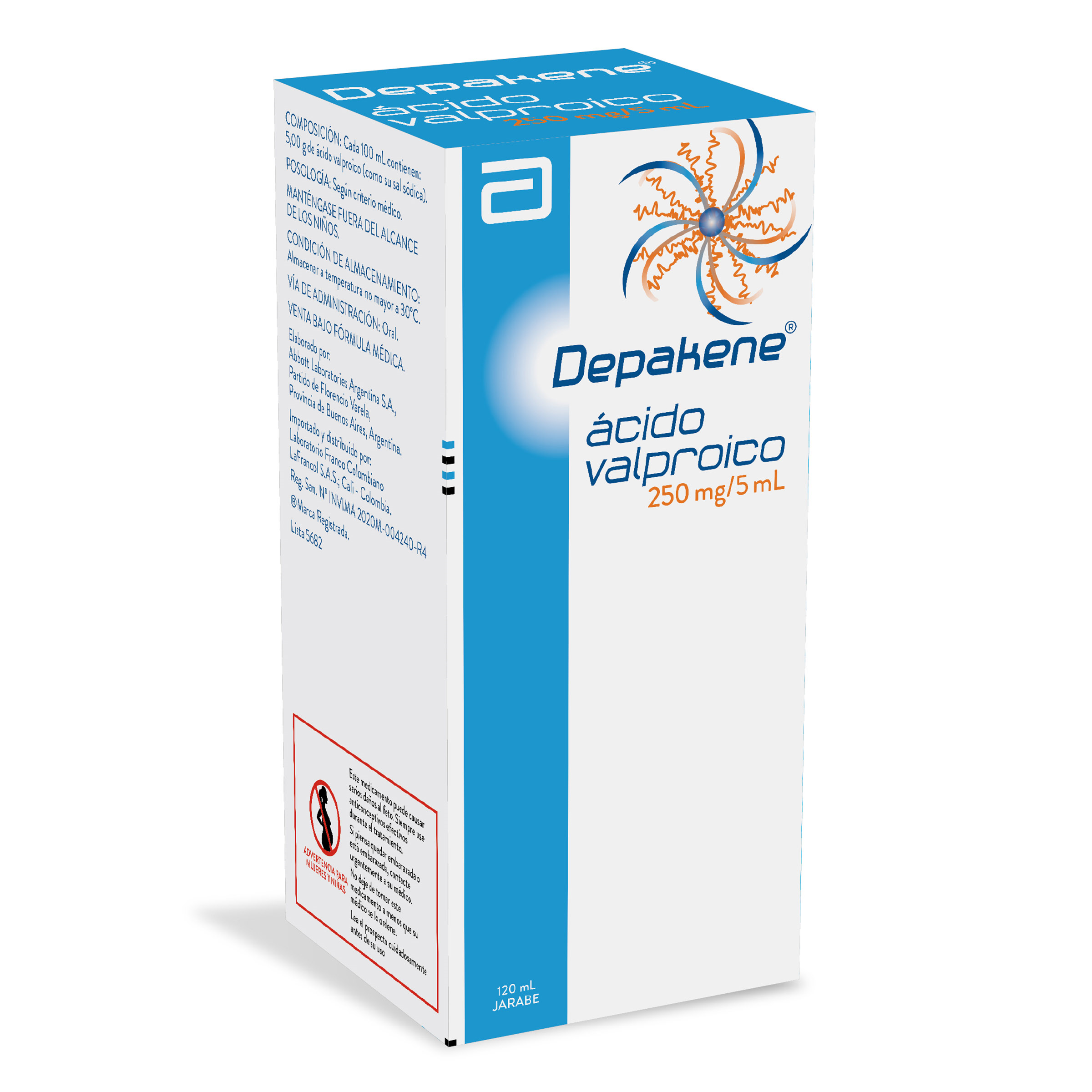 DEPAKENE JARABE 120 ML