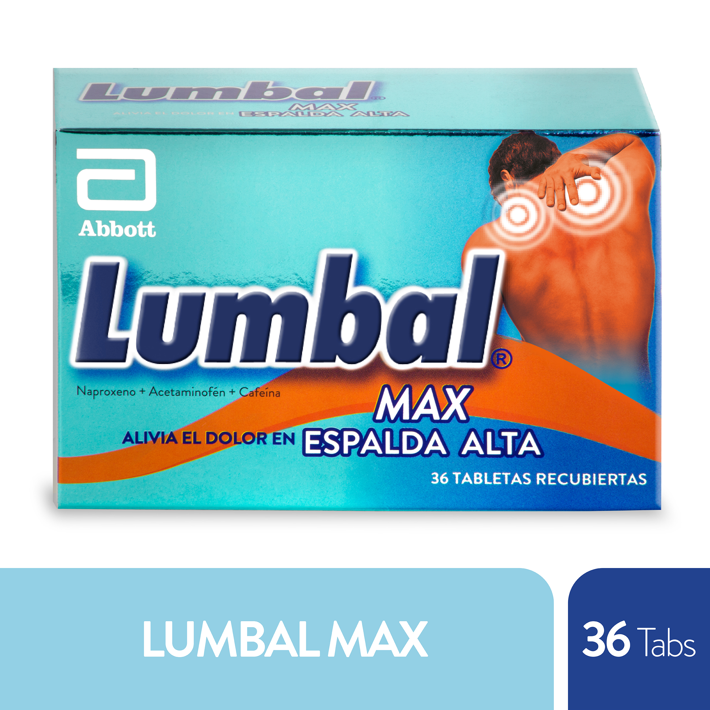 (F) LUMBAL MAX 250 MG 36 TABLETAS