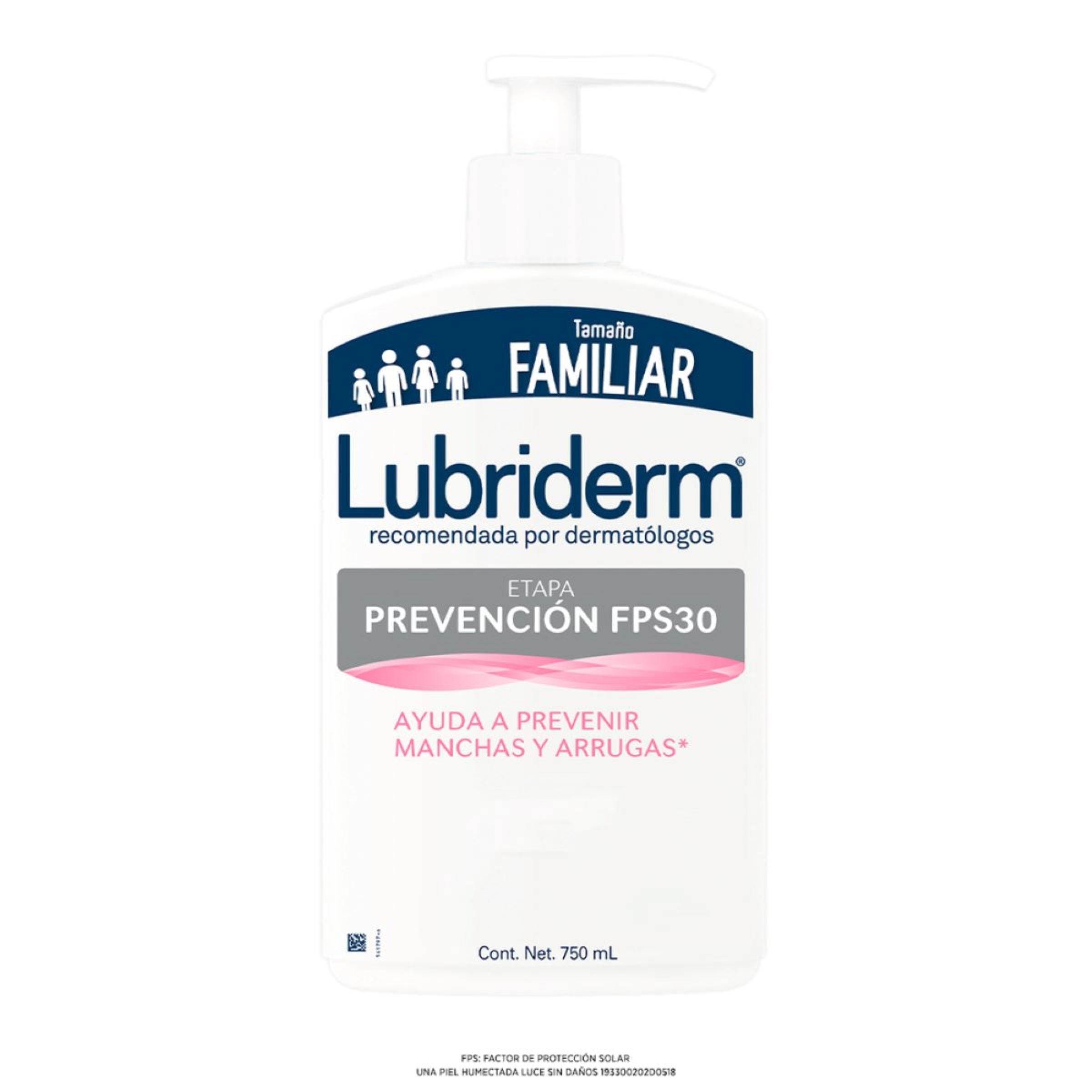 LUBRIDERM PREVENCION FPS 30 750 ML