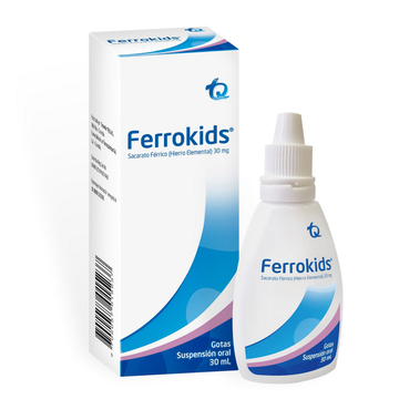 Ferrokids 30mg Gotas 30 ml — Hierro pediátrico — Tecnoquímicas