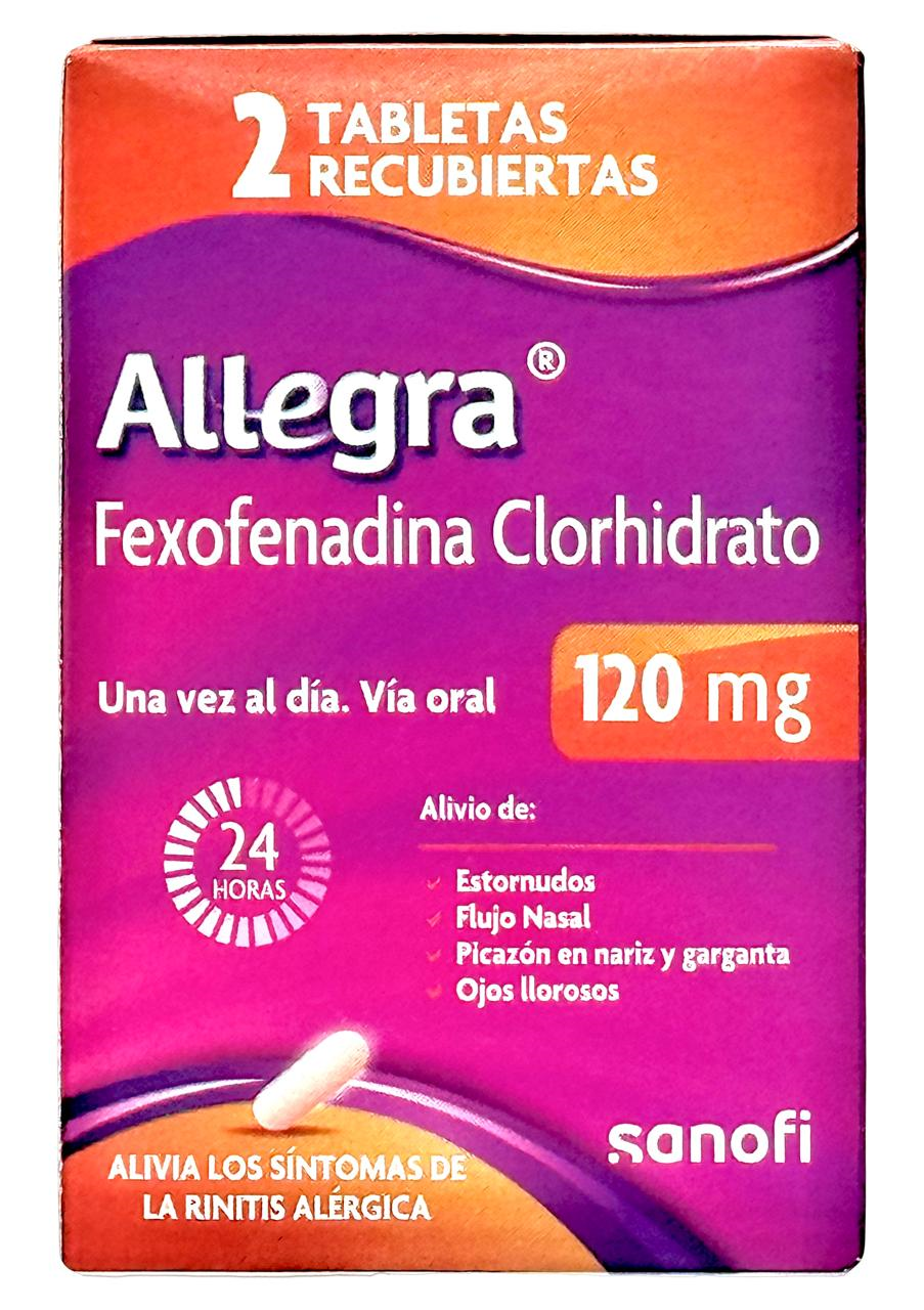 ALLEGRA 120 MG 2 COMPRIMIDOS